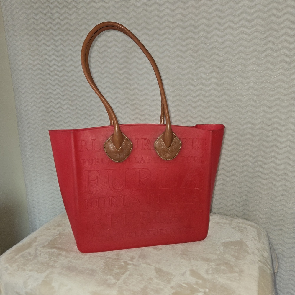 Furla Red Tote Bag